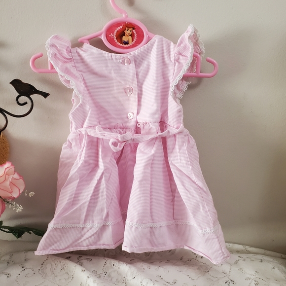 Sweet Heart Rose Pink Stripe Dress - Picture 2 of 3